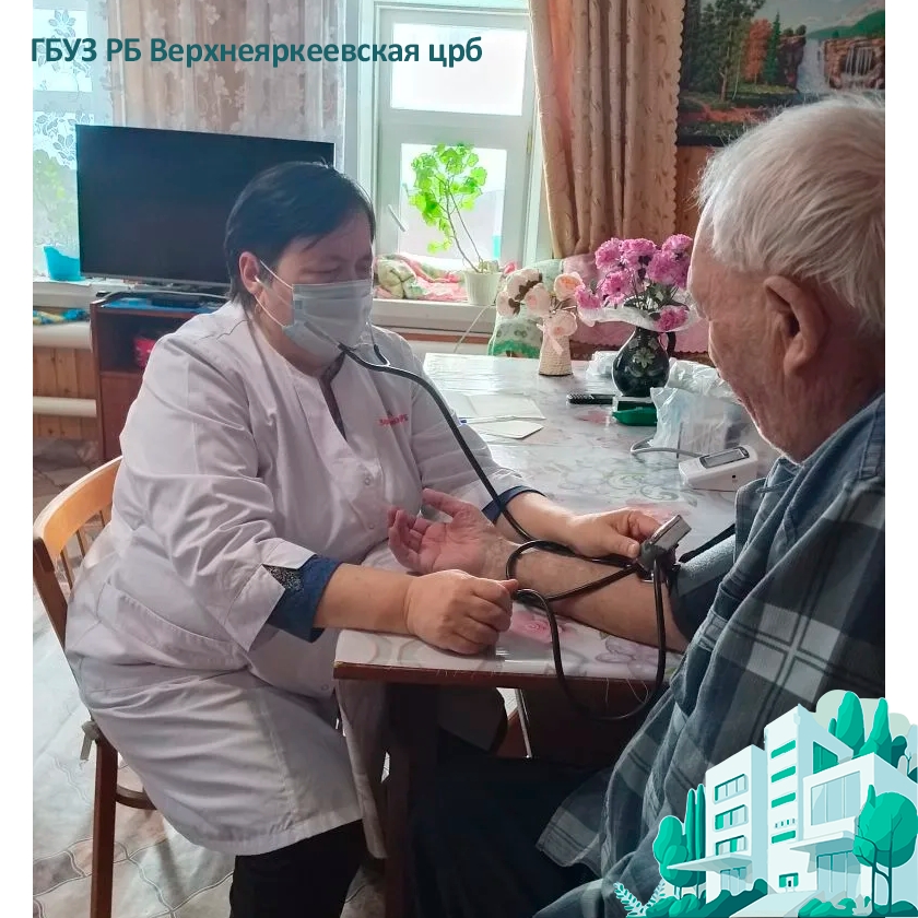 10 февраля врач-терапевт Набиуллина Гулнора Тулкуновна принимала пациентов в деревне Илякшиде