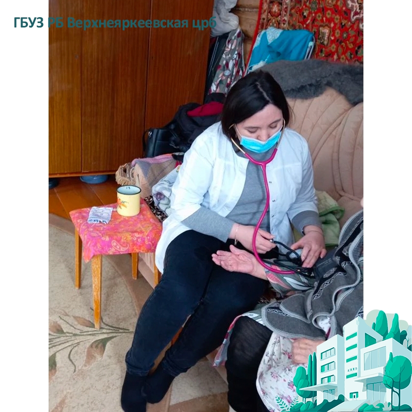 Участковый терапевт Габдрахманова Элина Ильгизовна провела выездной прием в Юнновском ФАПе