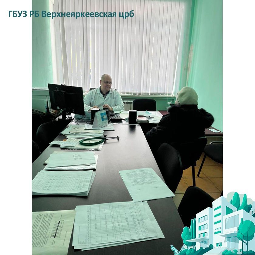 Личный прием граждан заместителем главного врача Верхнеяркеевской ЦРБ по медицинской части Сабитова Айдара Салаватовича