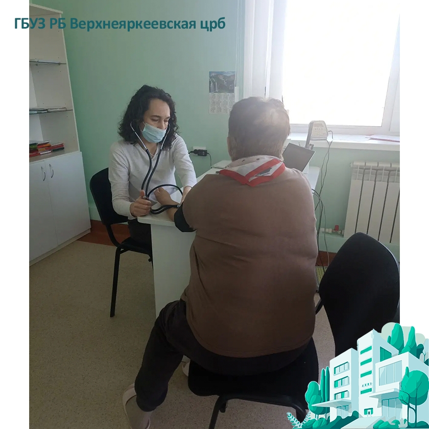 16 апреля врач-терапевт участковый Авзалова Алия Айратовна провела прием пациентов Нижнечерекулевского ФАП