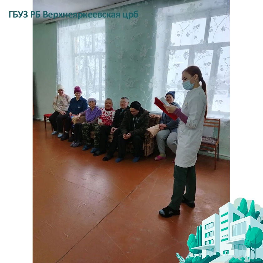 3 февраля врач-терапевт Чуклина Эмма Александровна выехала и провела прием пациентов Бурлинского ФАПа