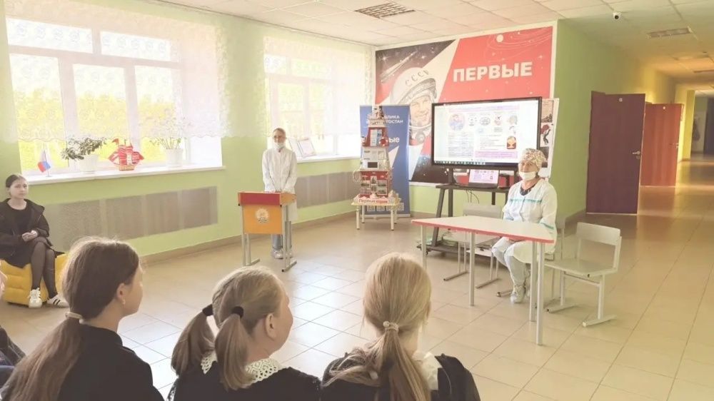 Врачом-педиатром Гафаровой Алсу Айдаровной был осуществлен осмотр учащихся Ябалаковской школы
