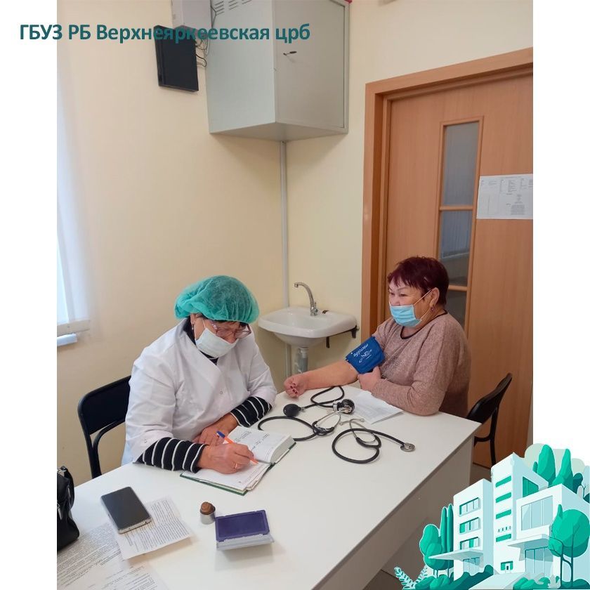 Дежурство врача в деревне Рсаево