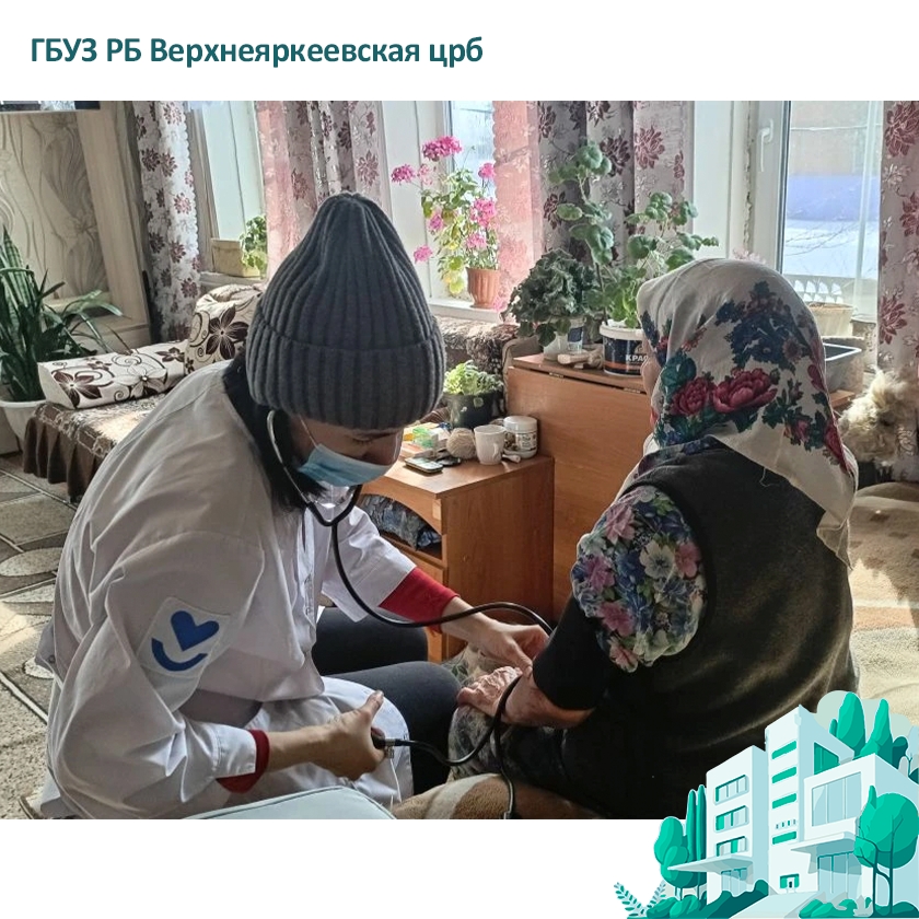 Врач-терапевт Шайхлисламова Гузель Разифовна выехала и провела прием пациентов Телекеевского ФАПа