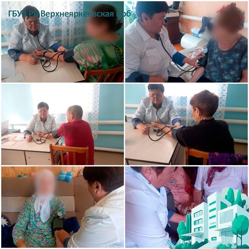 Приём пациентов в деревне Саиткулово