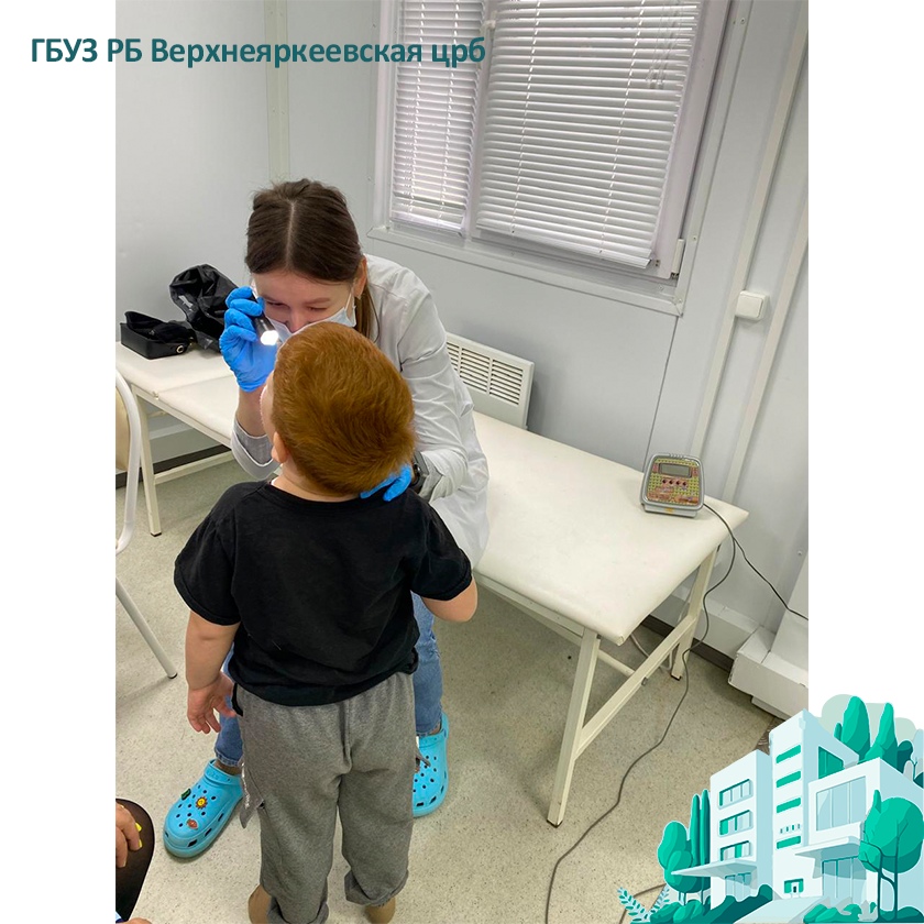 Рабочий выезд к маленьким пациентам Урметовского ФАПа