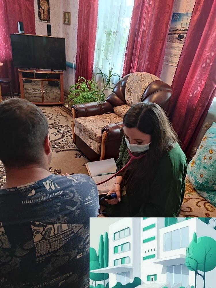 Врач Габдрахманова Элина Ильгизовна провела выездной прием пациентов в д. Тукай- Тамак