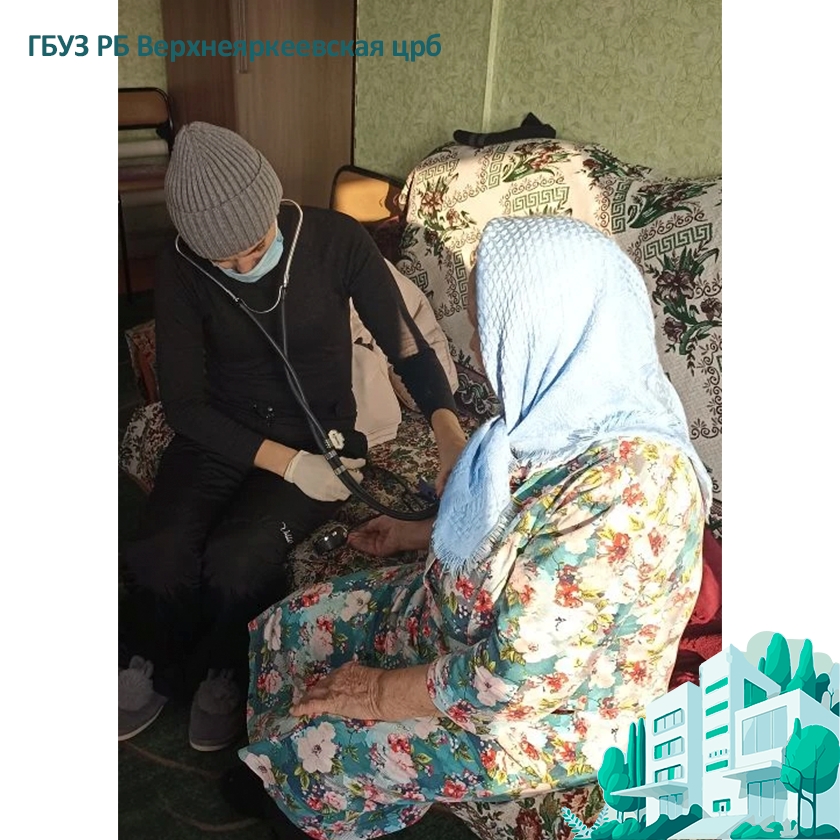 22 января в деревне Новокуктово врач-терапевт участковый Авзалова Алия Айратовна провела прием пациентов